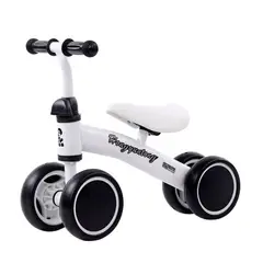 ANGELES DEL HOGAR - Bicicleta Mini Andador Aprendizaje Equilibrio Niños Blanco