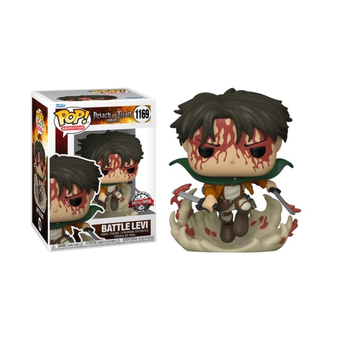 FUNKO - Funko Pop Attack on Titan Battle Levi N°1169 Aexclusive