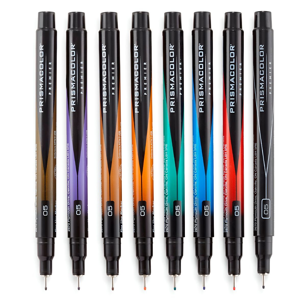 PRISMACOLOR - Tiralíneas Prismacolor Premier 05 Set 8 Colores