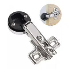 GENERICO - BISAGRA PARA PUERTA ESTANTE GABINETE DE VIDRIO 5 A 6 MM 1 PAR