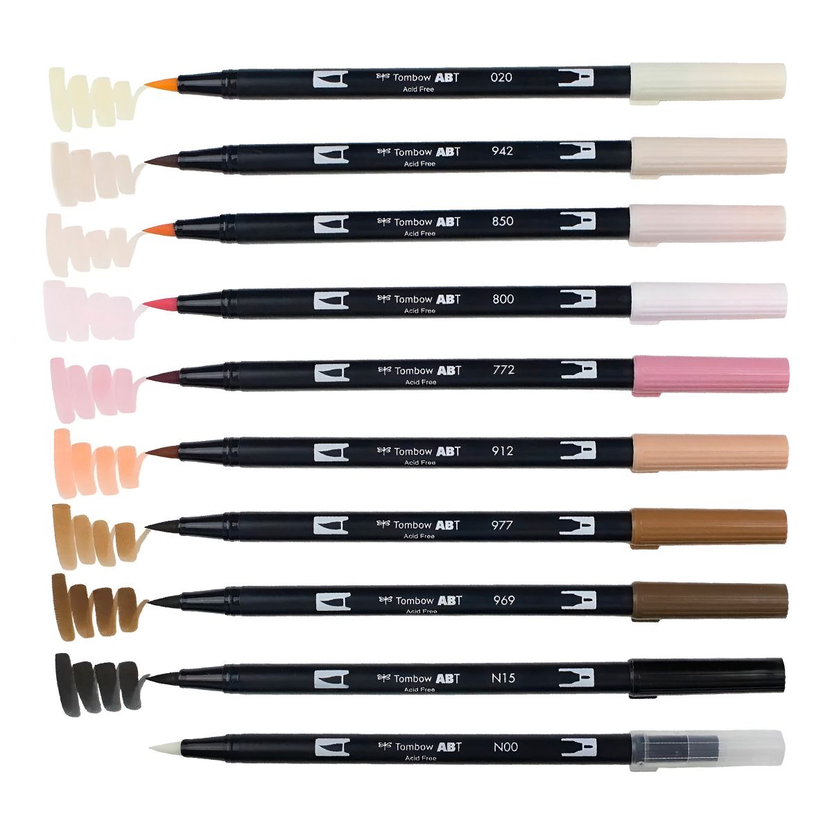TOMBOW - Tombow Set 10 marcadores Dual Brush Pen – Portrait