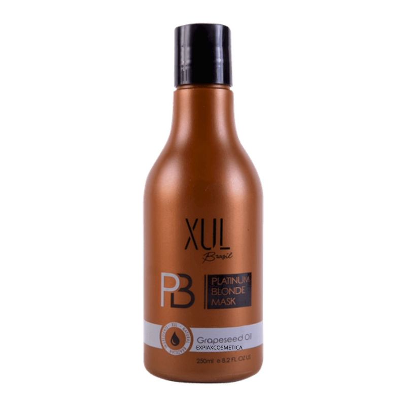 GAMA - Máscara Matizadora Silver 250ml Xul Brasil Cabellos Rubios y Platinos