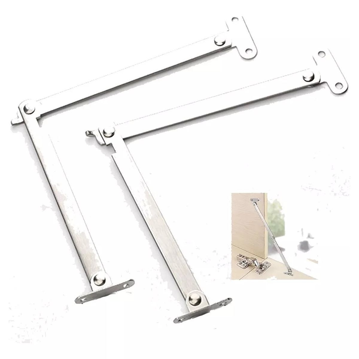 BISAGRA ARTICULADO SOPORTE PUERTA 20CM 1 PAR, marca GENERICO - Foto Principal