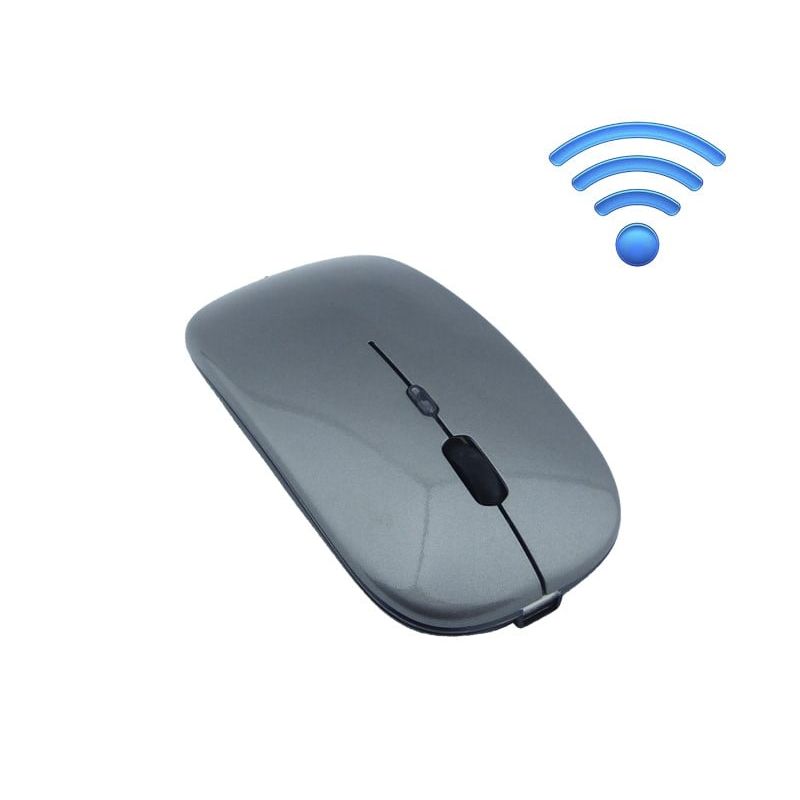 GENERICO - MOUSE INALAMBRICO BLUETOOTH RECARGABLE MODM-CBA100 PLANO CON LUZ