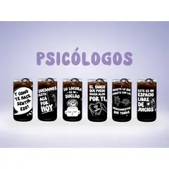 GREEN GLASS - Psicólogos - Juego de 6 Vasos