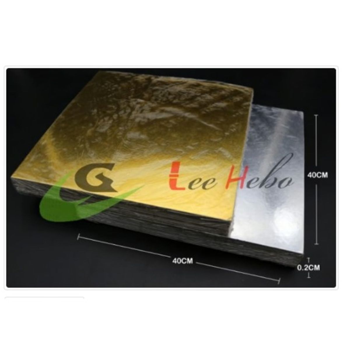GENERICO - Base De Carton 45cm18in Cuadrada Plateada Reposteria