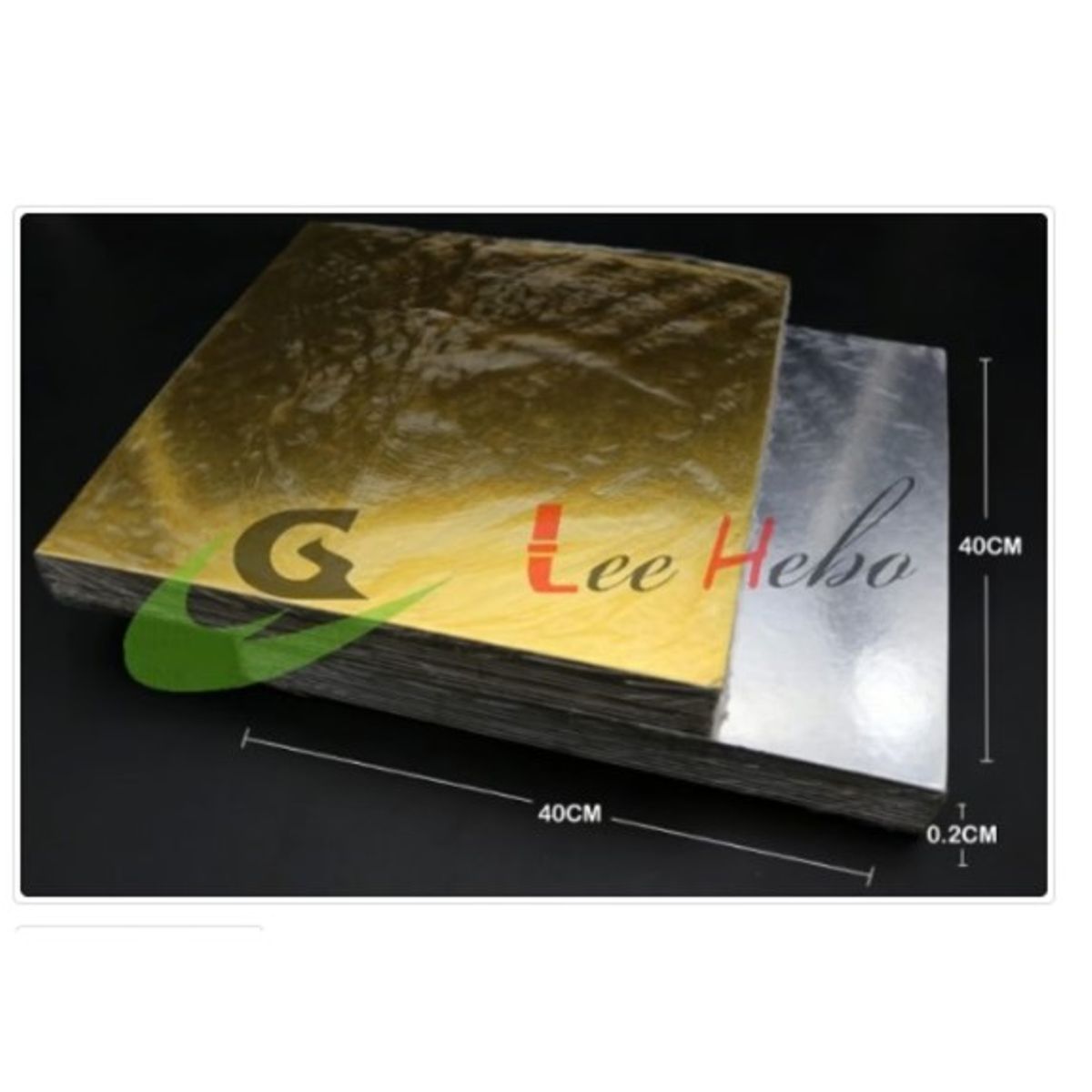 GENERICO - Base De Carton 45cm18in Cuadrada Plateada Reposteria