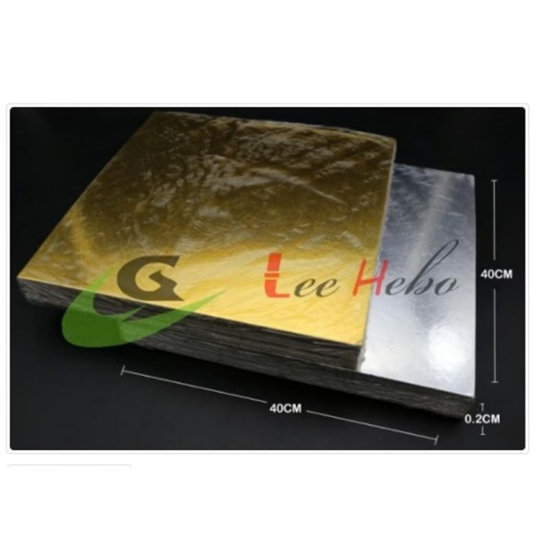 GENERICO - Base De Carton 45cm18in Cuadrada Plateada Reposteria