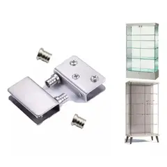 GENERICO - BISAGRA DE PIVOTE PARA PUERTA VIDRIO 8 A 12 MM 20KG 2 UN