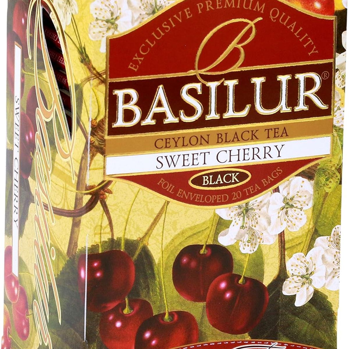 BASILUR - Ceylon Black Tea SWEET CHERRY Magic Fruits - Basilur
