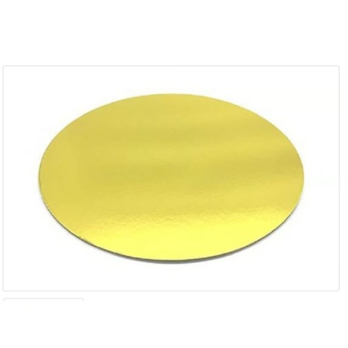 GENERICO - Base De Carton 45cm18in Redonda Reposteria Dorada