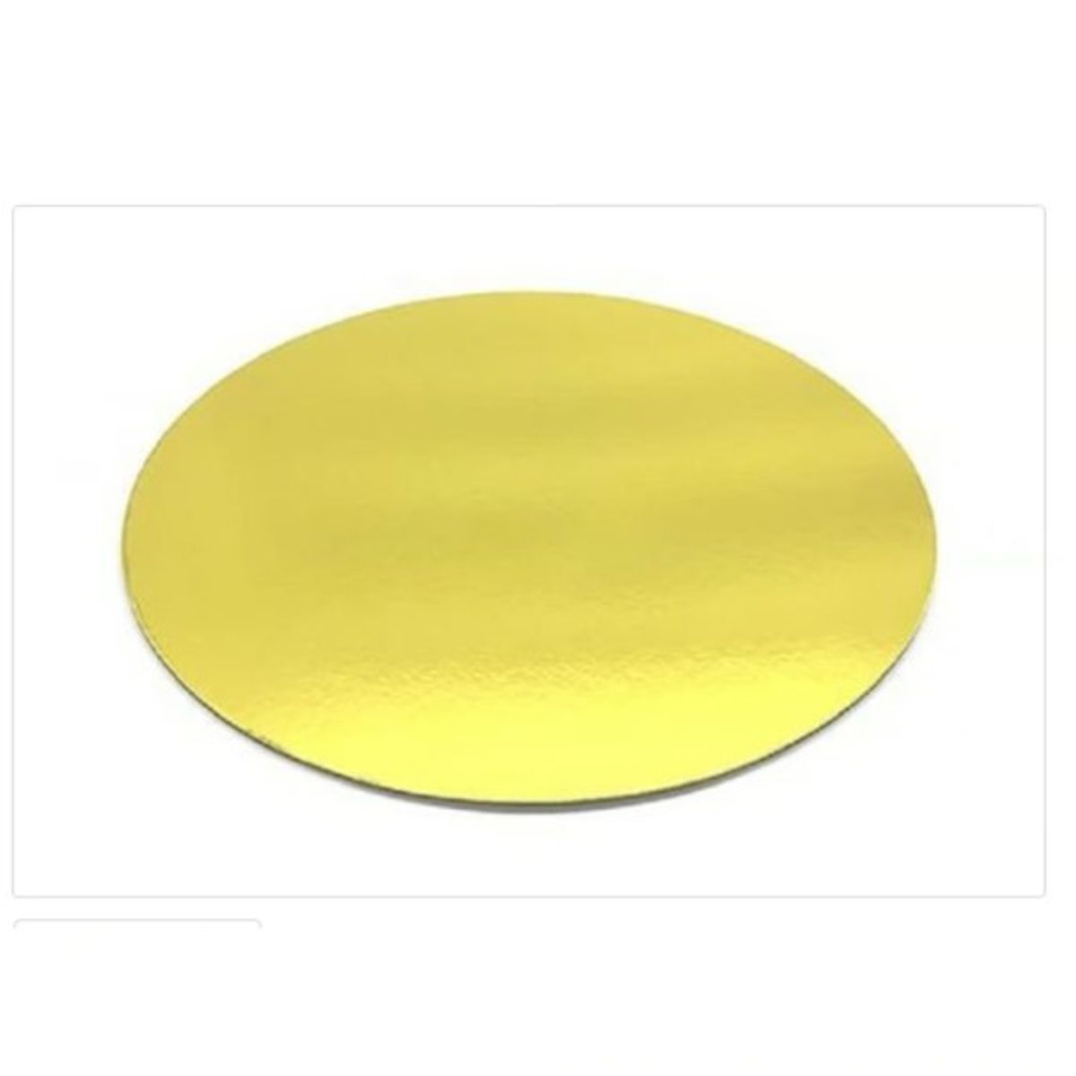 GENERICO - Base De Carton 45cm18in Redonda Reposteria Dorada