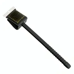 OEM - Escobilla Cepillo Limpieza para Parrillas 3 en 1 con Mango