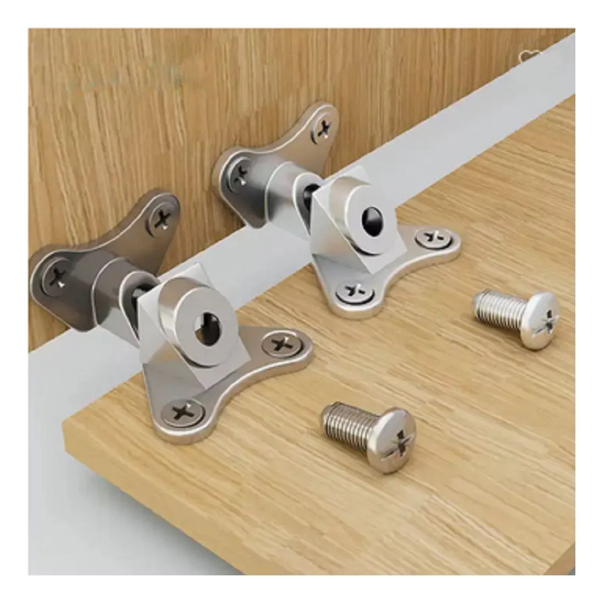 GENERICO - SOPORTE MECANO ESCUADRA  METALICO  MUEBLES 4 UN