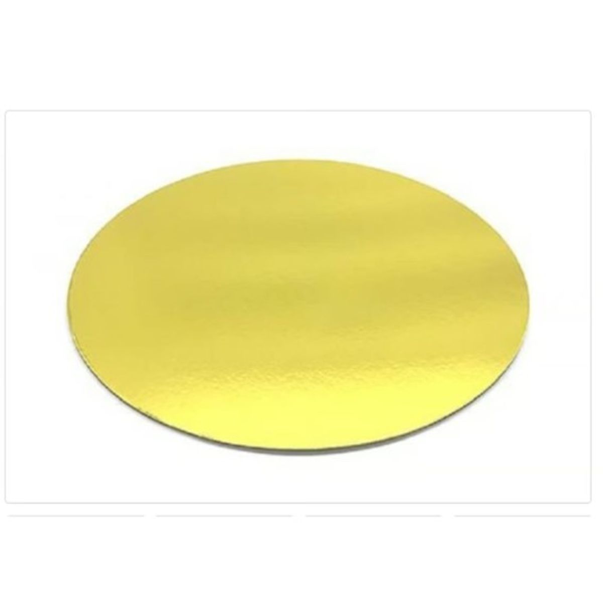 GENERICO - Base De Carton 20cm8in Redonda Dorada Respoteria