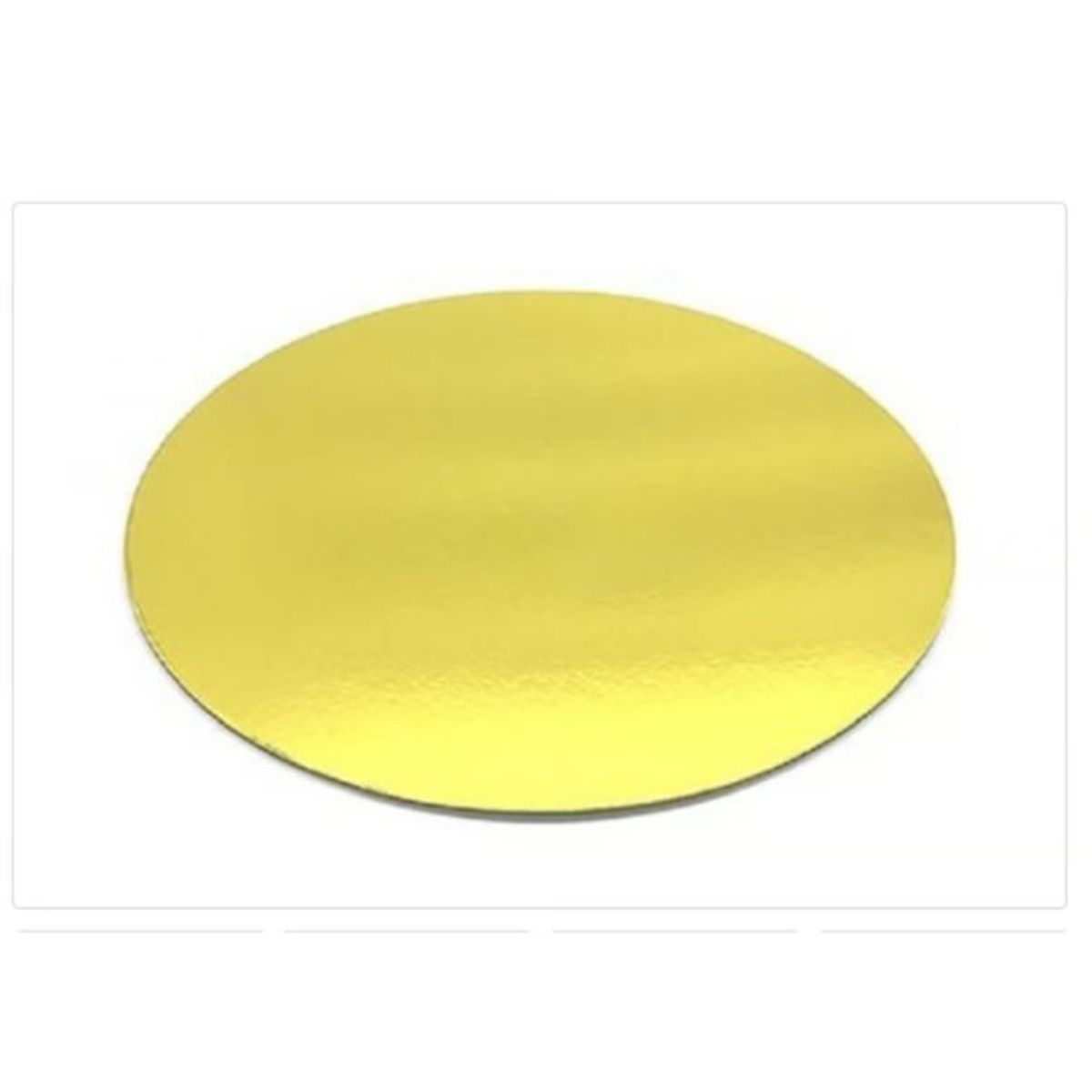 GENERICO - Base De Carton 20cm8in Redonda Dorada Respoteria