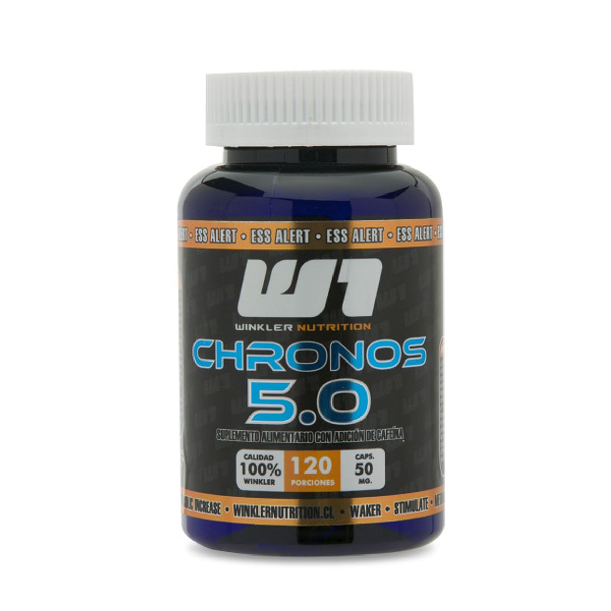 WINKLER NUTRITION - Cafeína anhidra 50mg Chronos 5.0 120 cápsulas WINKLER NUTRITION