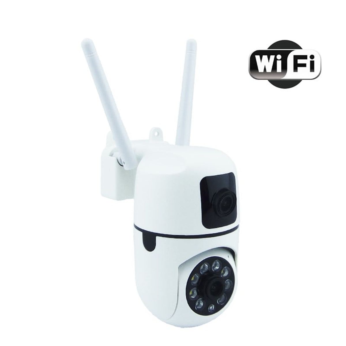 GENERICO - CAMARA VIGILANCIA IP WIFI DOBLE LENTE MODE10 CON MOVIMIENTO