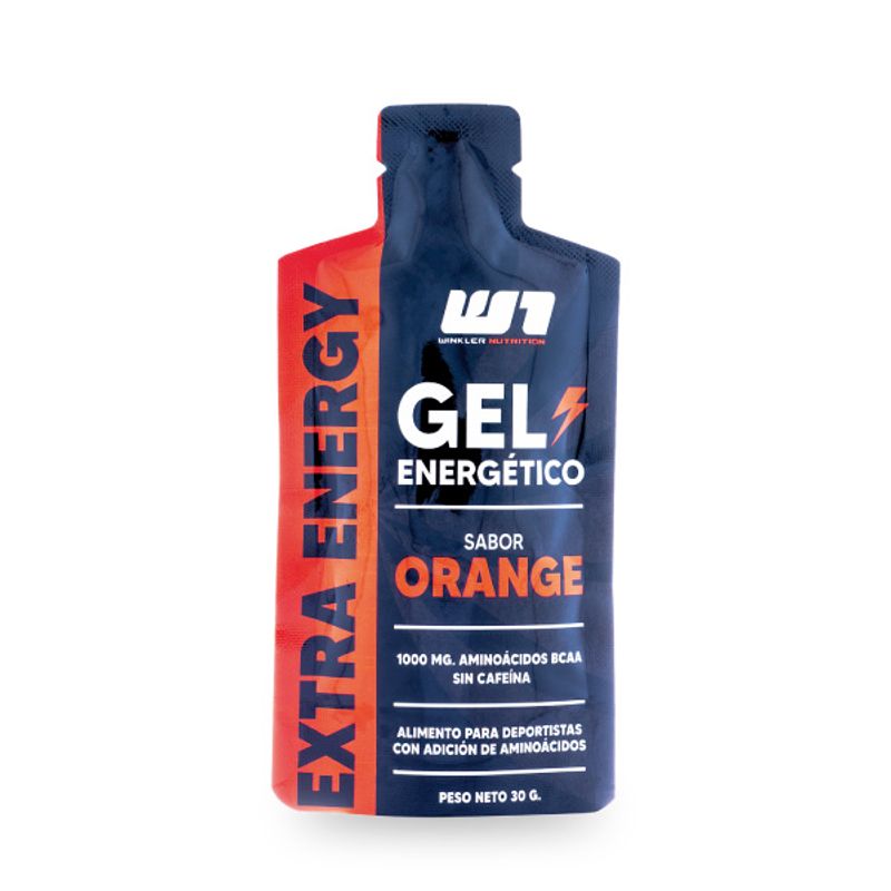 WINKLER NUTRITION - Gel Energético Boost NARANJA Caja 24 unidades WINKLER NUTRITION