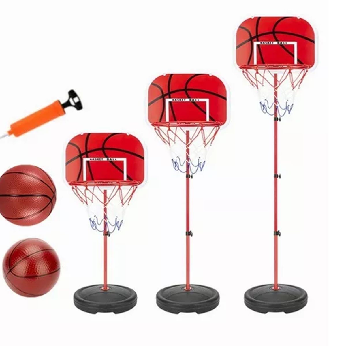 GENERICO - Aro De Basket + Pelota + Inflador