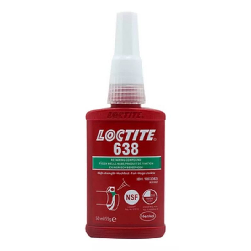 LOCTITE - Loctite 638 Fija Ejes Verde 50ml Alta Viscosidad