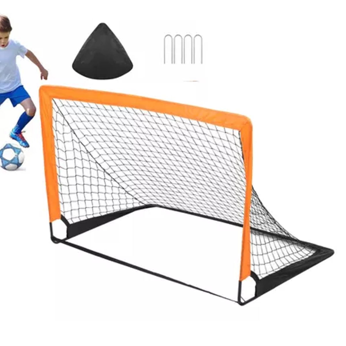 GENERICO - Arco De Futbol Plegable Porteria Portatil Juguete Para Niños