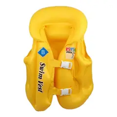 GENERICO - Chaleco Inflable Salvavida Amarillo Para Niños