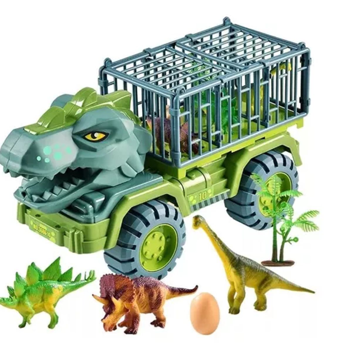 GENERICO - Juguete Camion Tiranosaurio Rex Transporte De Dinosaurios