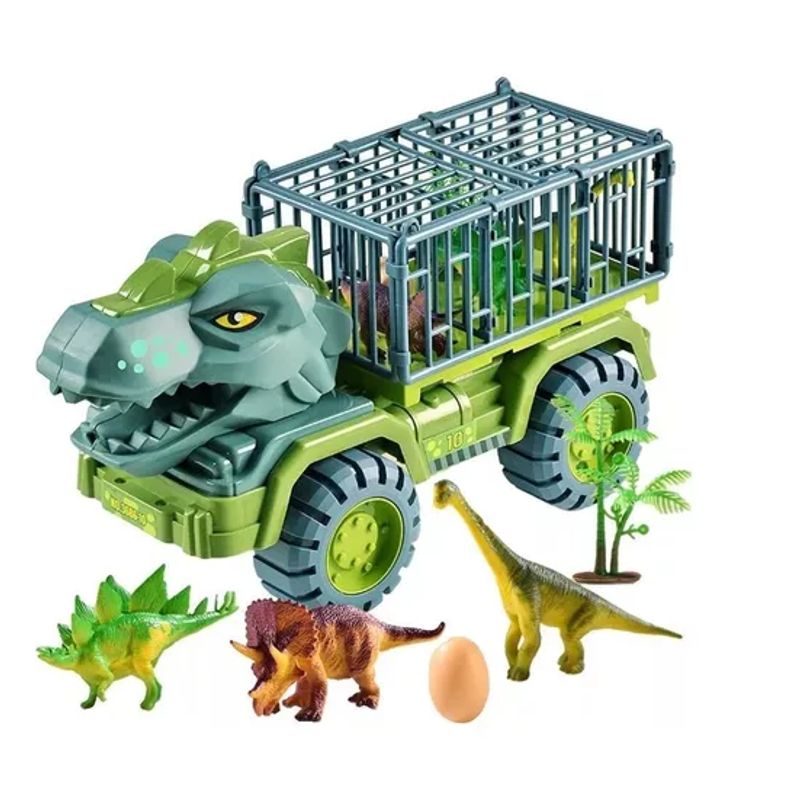 GENERICO - Juguete Camion Tiranosaurio Rex Transporte De Dinosaurios