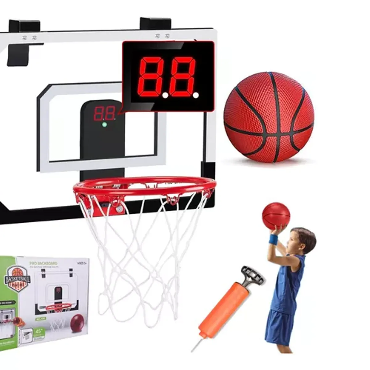 GENERICO - Kit Mini Aros De Basketball Lnterior Con Función Puntuación