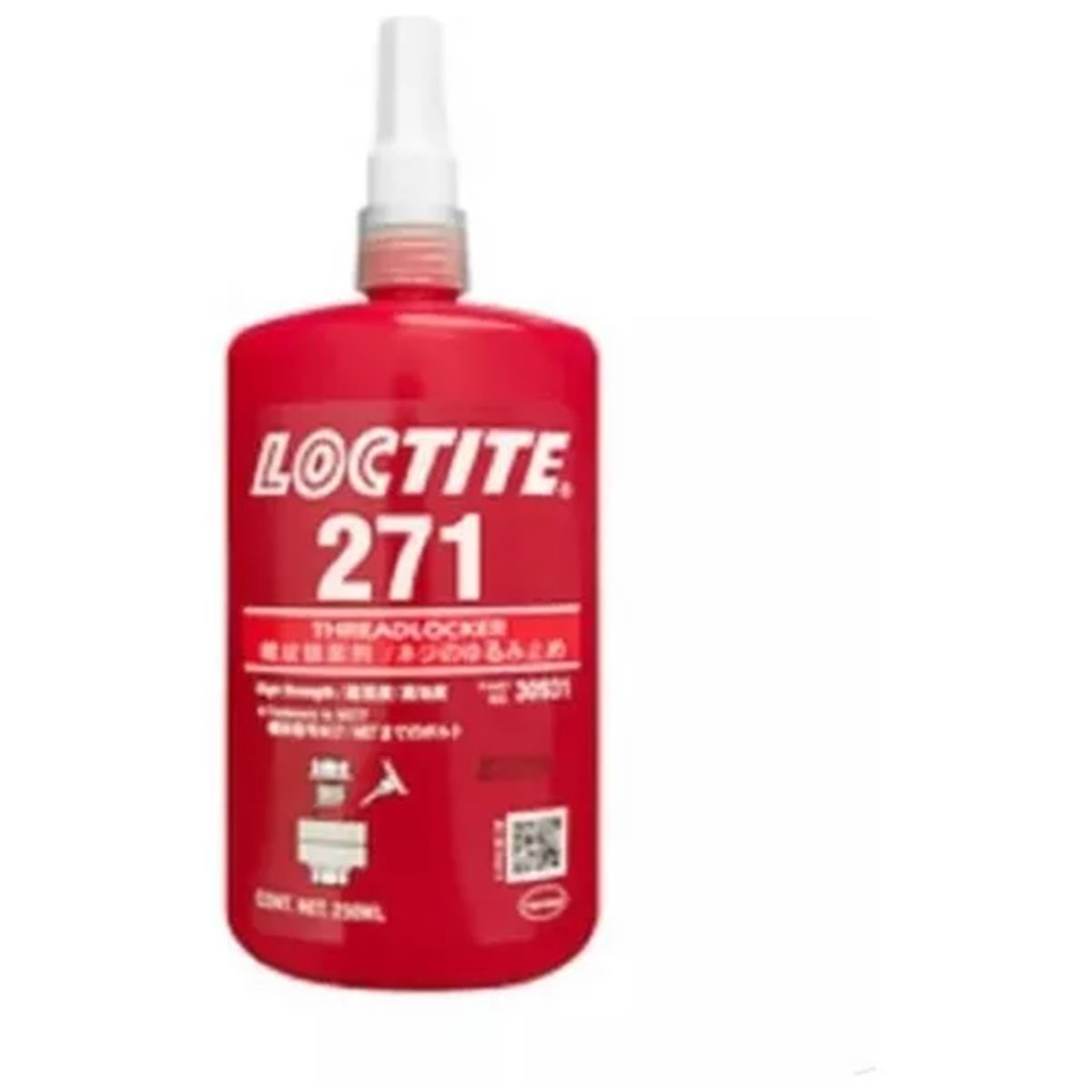 LOCTITE - Loctite 271 Traba Perno Rojo 250ml Viscosidad: 400/600