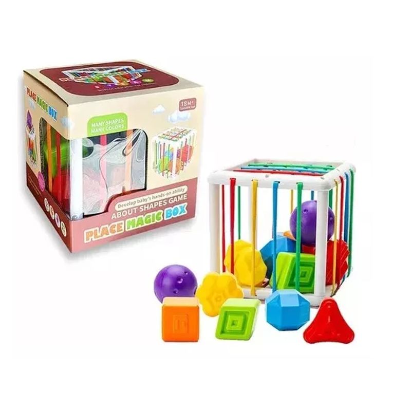GENERICO - Juegos Didácticos Cubo Sensorial Juguetes