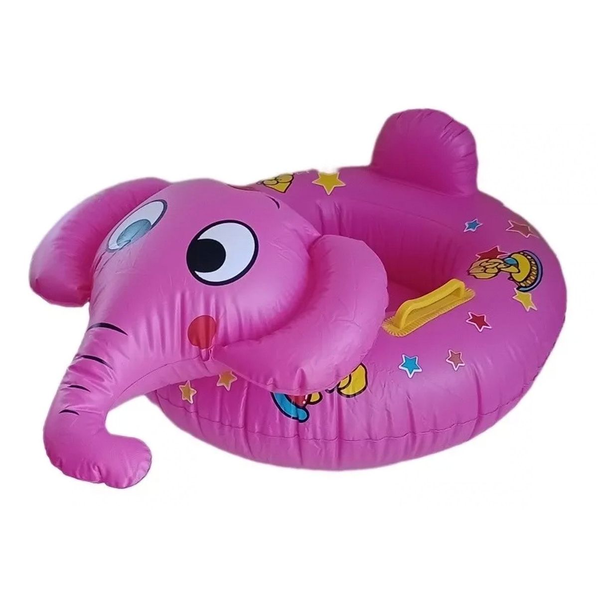 GENERICO - Flotador Elefante Rosa De Piscina Bote Para Niños