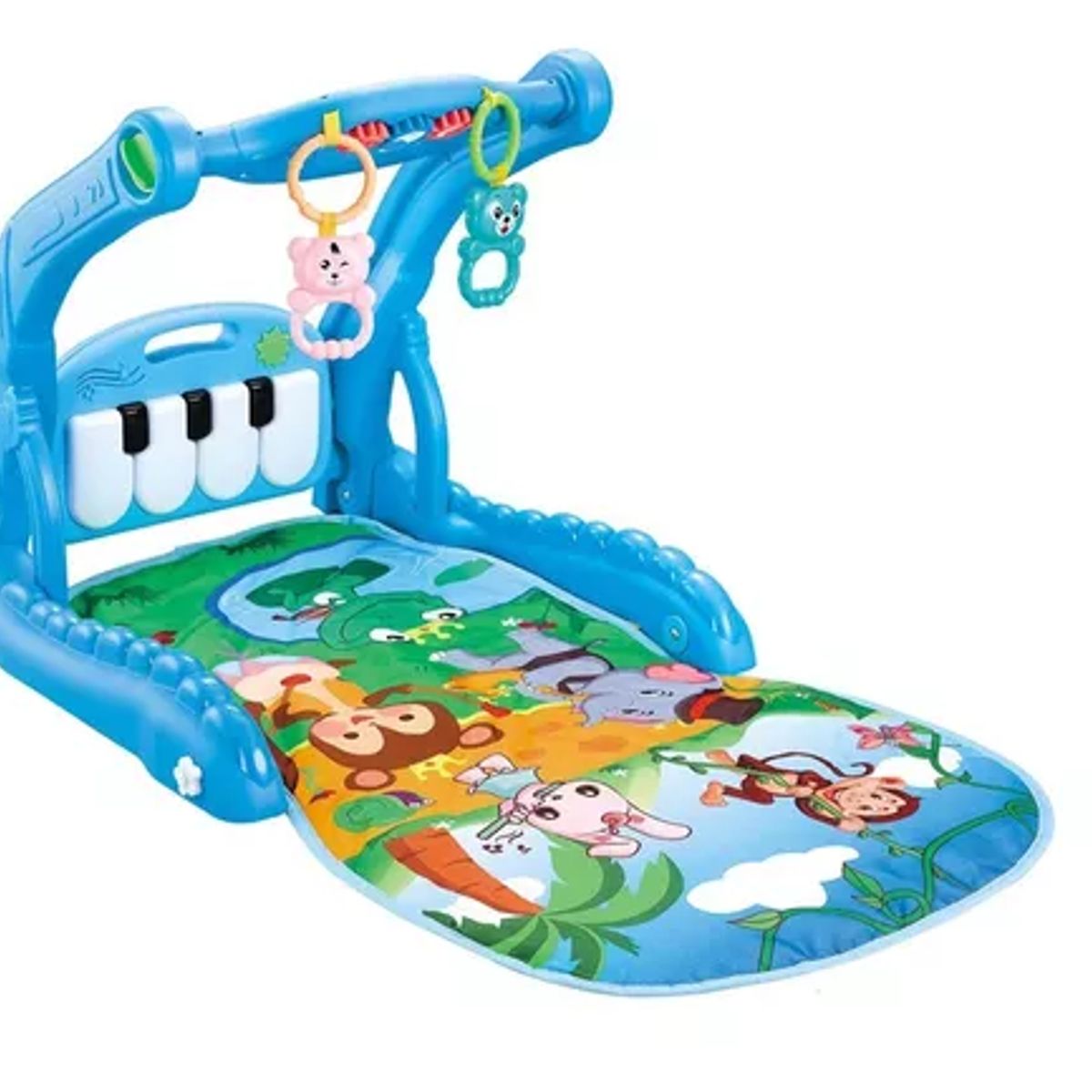 GENERICO - Alfombra Gimnasio Musical Con Piano + Andador Caminador 2en1