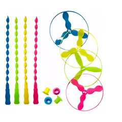 GENERICO - Pack 12 Discos Voladores Juguete Sorpresa Cumpleaños Niños