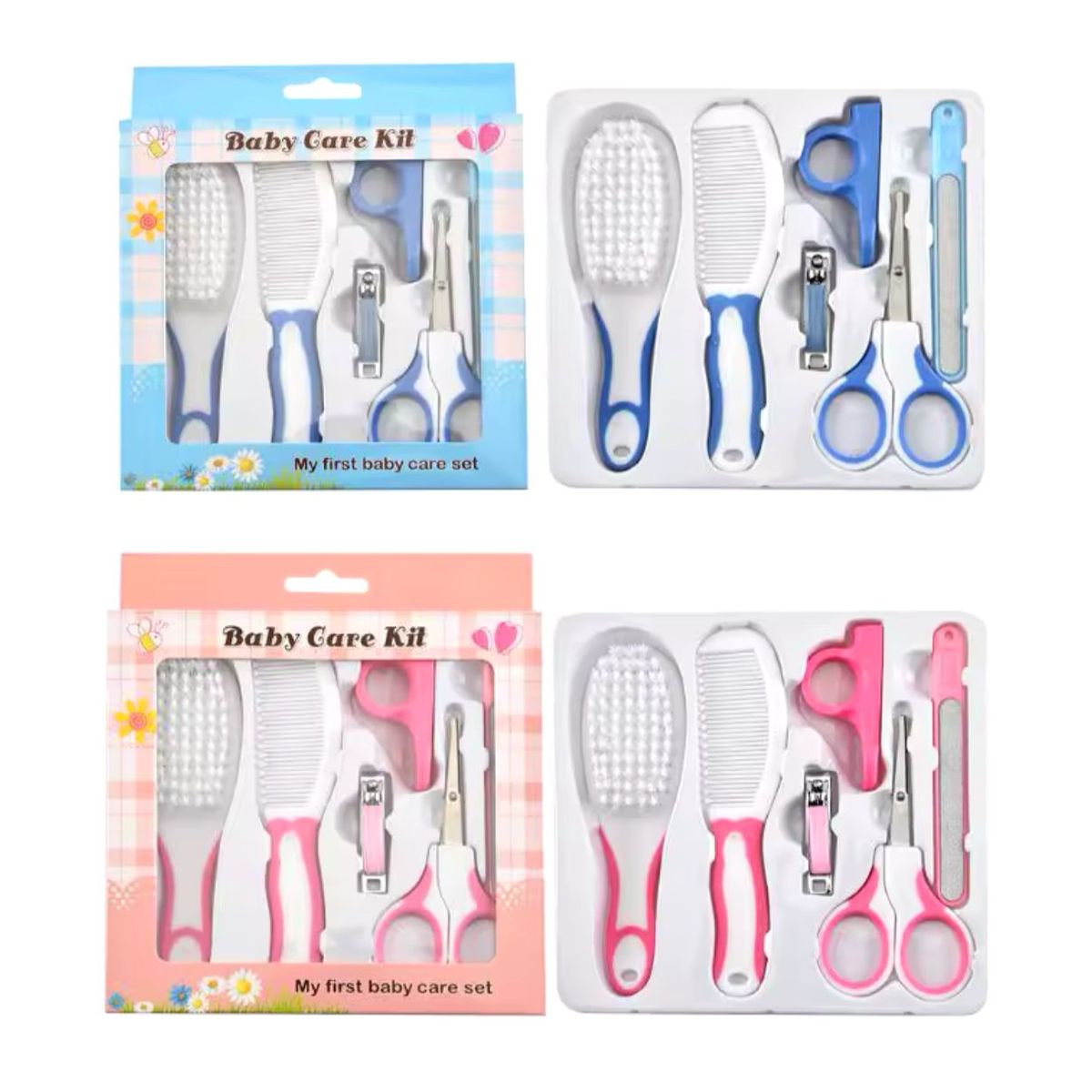 GENERICO - Kit De Aseo Y Cuidado Personal Para Bebés Manicura 6psc