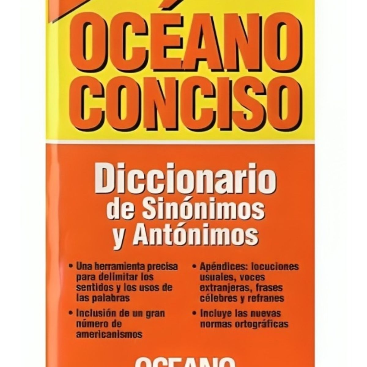 TOP10BOOKS - LIBRO Oceano Conciso: Diccionario De Sinonimos Y Antonimos