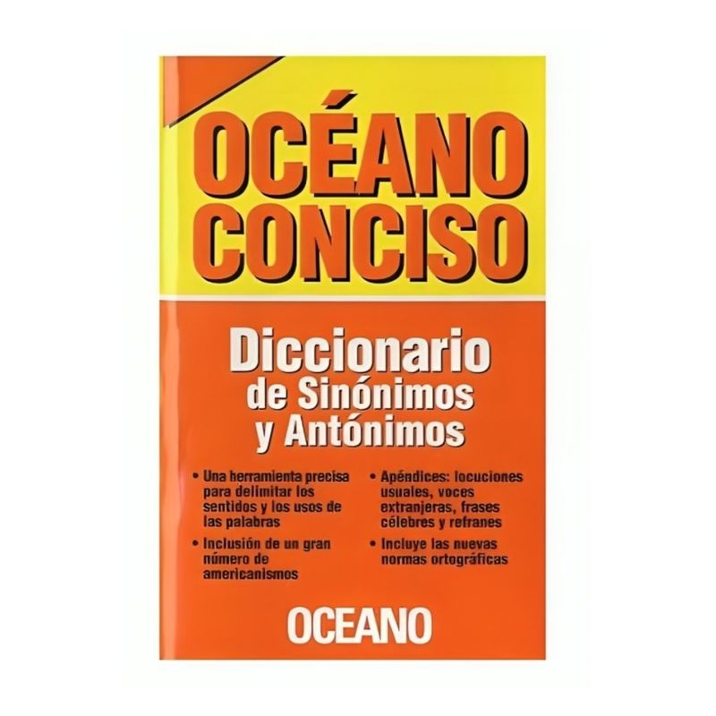 TOP10BOOKS - LIBRO OCEANO CONCISO: DICCIONARIO DE SINONIMOS Y ANTONIMOS / OCEANO / OCEANO OC