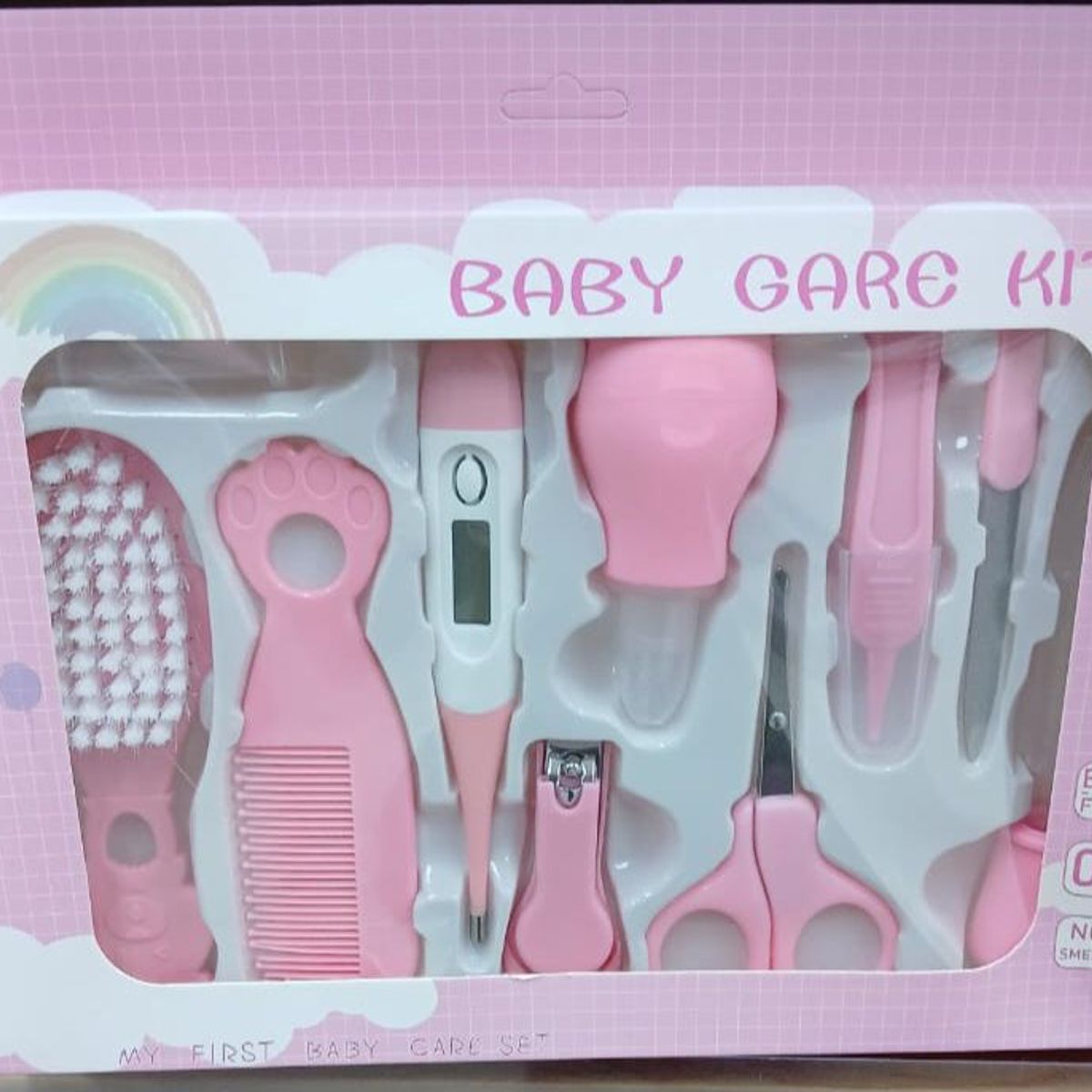 GENERICO - Kit De Cuidados Y Aseo Personal Para Bebes 10 Pzas