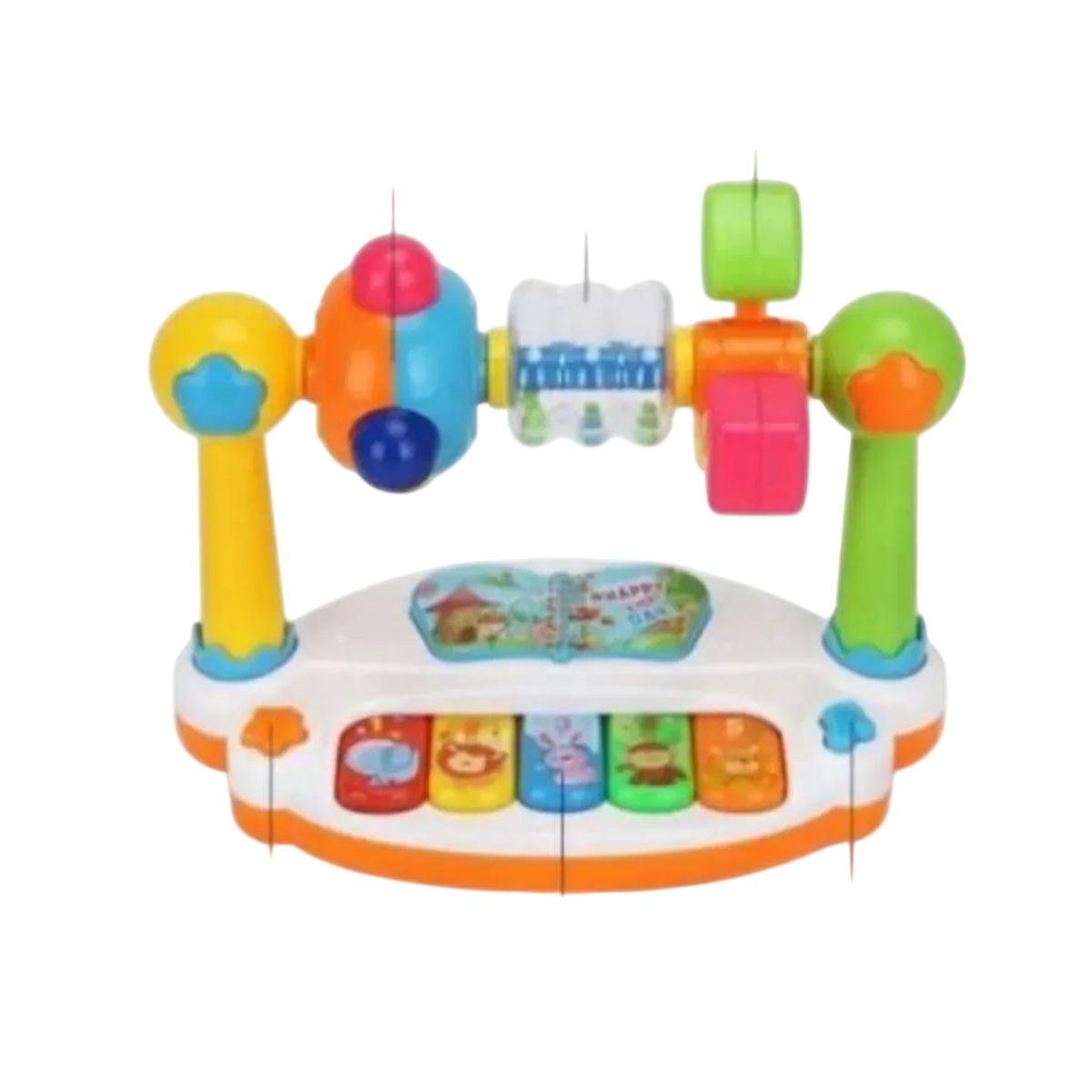 GENERICO - Piano Arco Con Sonido Musical Didáctico Para Bebés