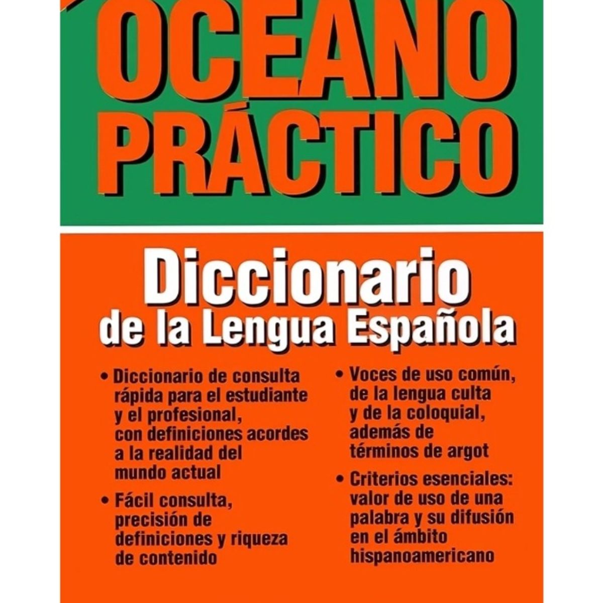 TOP10BOOKS - LIBRO Oceano Practico. Diccionario De La Lengua Española