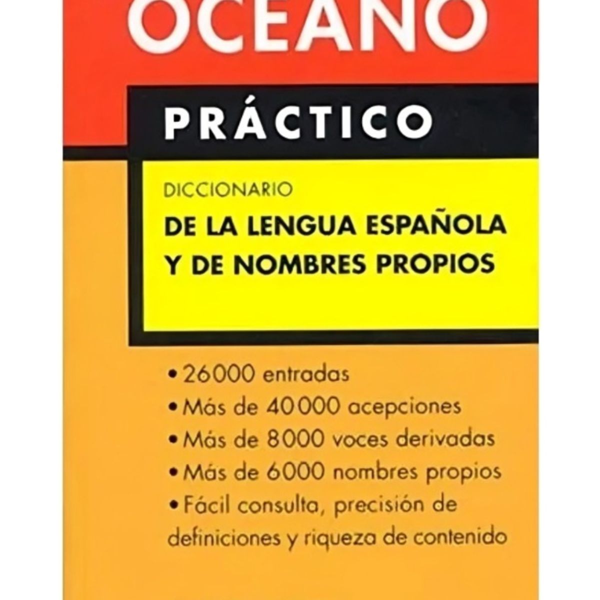 TOP10BOOKS - LIBRO Diccionario Practico Lengua Española Y Nombres Propios (océano)