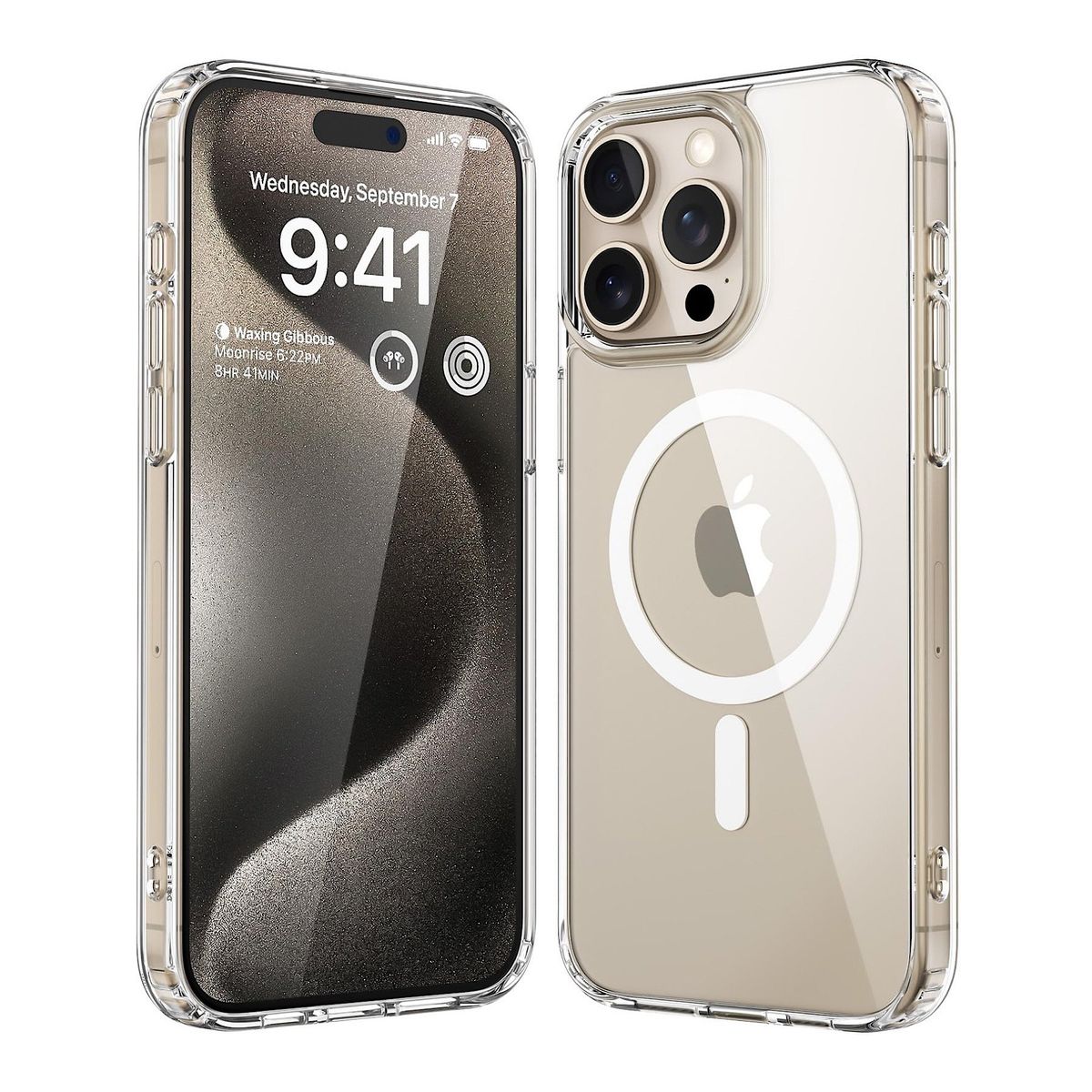 GENERICO - Carcasa Transparente Con Magsafe Para iPhone 15 Pro