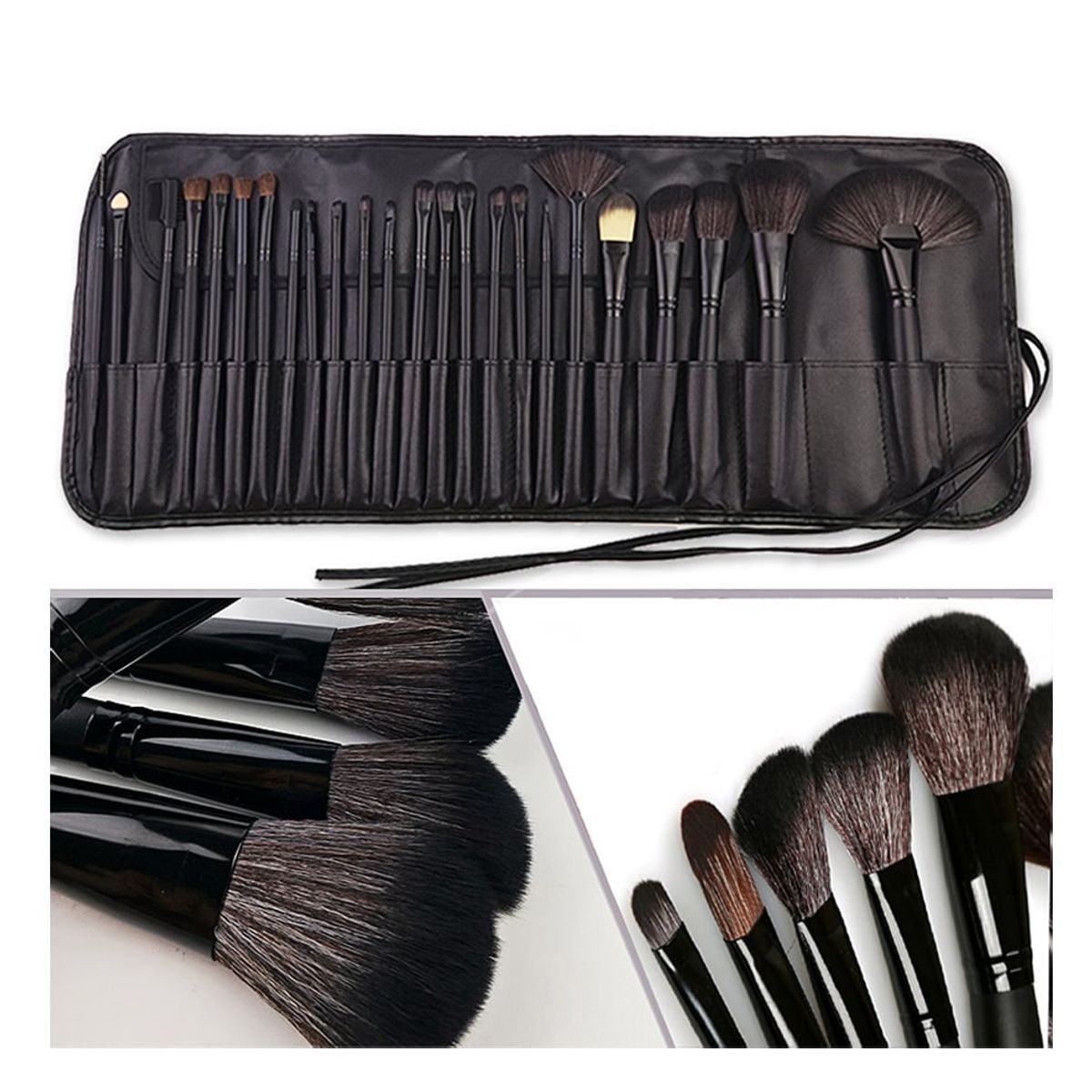 CASA NEW - Brochas de Maquillaje Set Maquillaje 24 Piezas