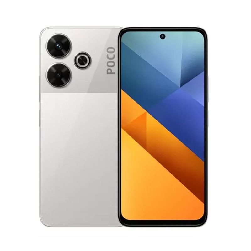 XIAOMI - Teléfono Poco M6 6GB 128GB Plata Dual Sim-Poco 2404APC5FG CHN - Plata