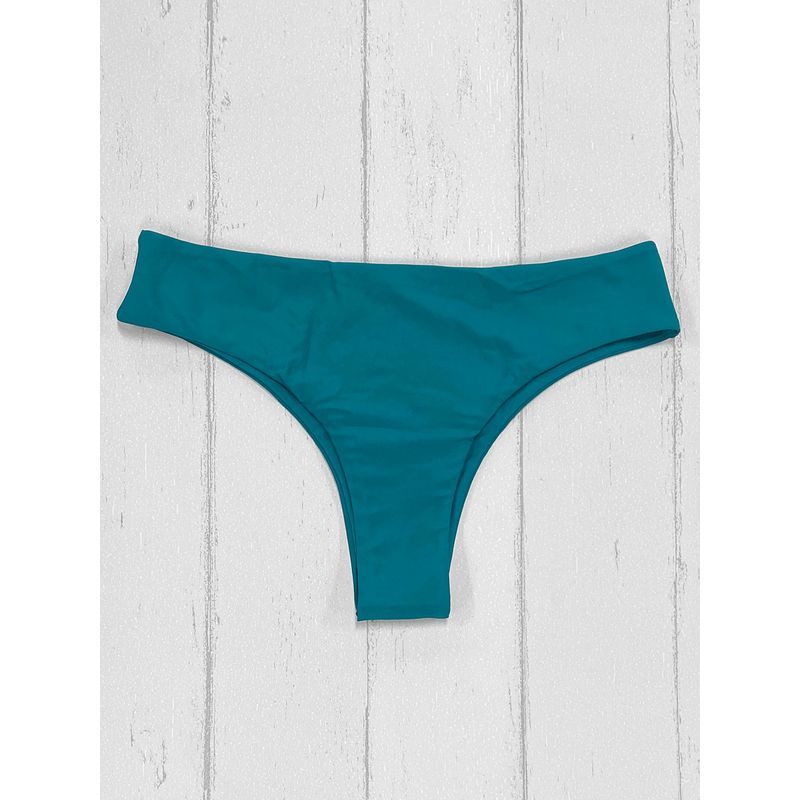 DAIKIRI BIKINIS - Calzón Pretina Ancha Verde Petróleo