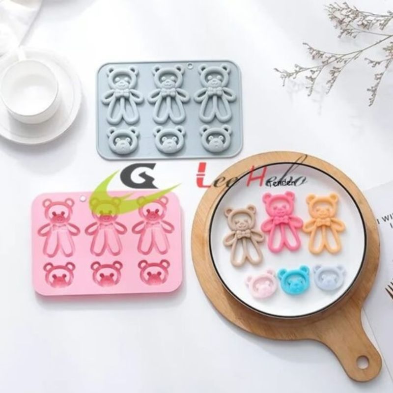 GENERICO - Molde SIilicona Para Chocolate Forma Mini Osito
