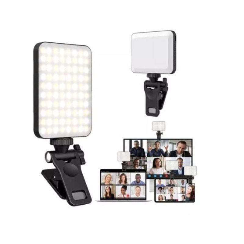 GENERICO - Luz Led Selfie Adaptable Portatil Celular Notebook iPhone Android
