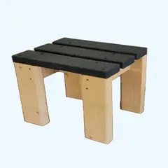 GENERICO - Banqueta de madera 38x35x35