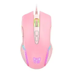 GENERICO - Mouse Gamer Onikuma CW905 Rosa con Sensor BlueEye